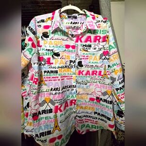 Karl Lagerfeld Multicolor Graphic Shirt